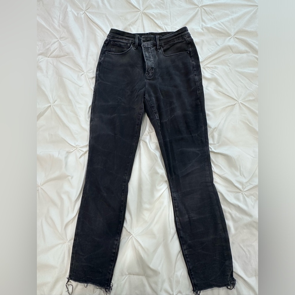 Good American Good Waist washed Black Size 28/6